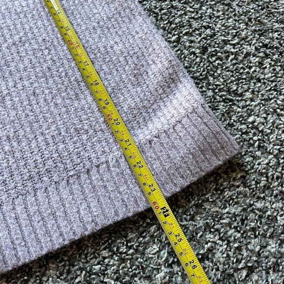 Abercrombie Fitch Pink White Striped Mock Neck Sweater, Womens Medium Pullover - Picture 6 of 6